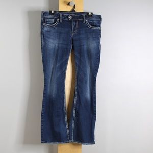 Silver Tuesday Jeans 33 X 31 Dark Wash Boot Cut